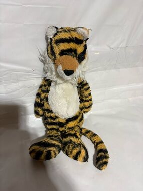 Jellycat Yellow and Black Striped Tiger Plush